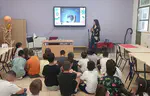 Researchers go to school